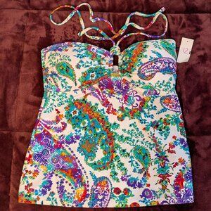 Paisley Tankini Top